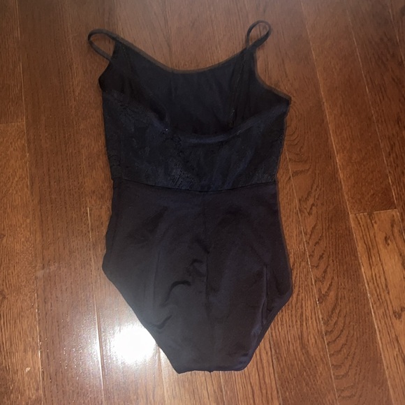Ainslie Wear Black w/lace Ballet Leotard-sz Petite - Picture 7 of 10